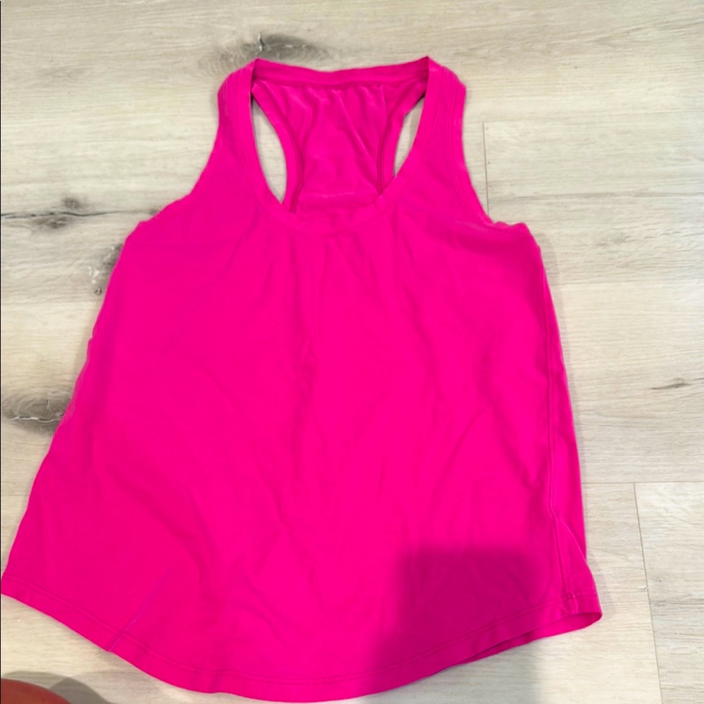 Lululemon Athletica Pink Sleeveless Tank Top